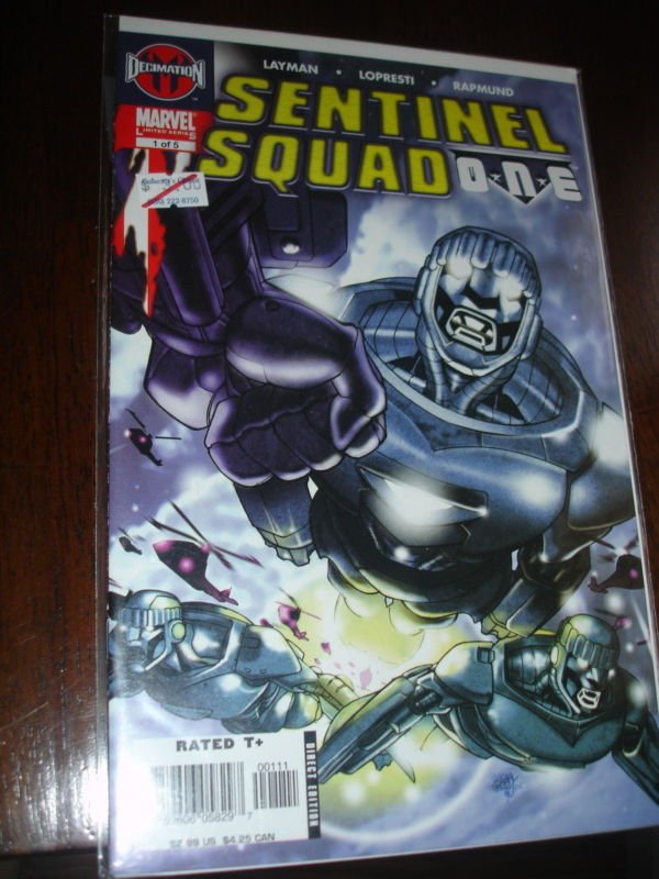 Sentinel Squad One #1 Marvel Comics 2006 Decimation X-Men