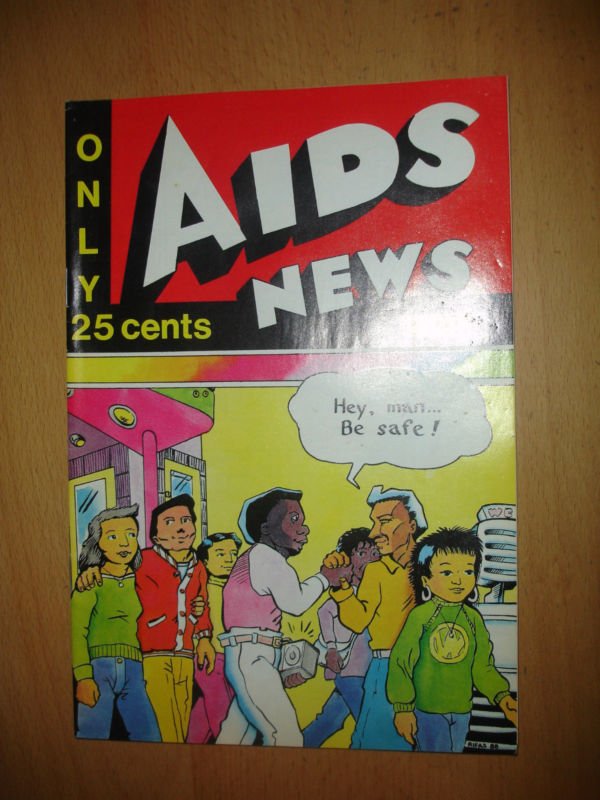 Aids News #1 1988-P.O.C.A.A.N.rare comic