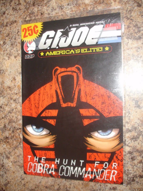 G.I. JOE AMERICA'S ELITE THE HUNT FOR COBRA COMMANDER DDP NO. 25 cent comic NM