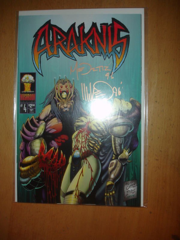 Araknis #4 by Mushroom comics Signed by Ortiz Brothers