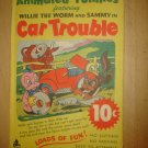 Dime Line Fawcett Animated Funnies  WILLIE THE WORM & SAMMY in CAR TROUBLE