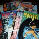 Ninja #1 2 3 4 5 7-12  Eternity Indy 1986 Sexy Comic Set 1-12 missing #6