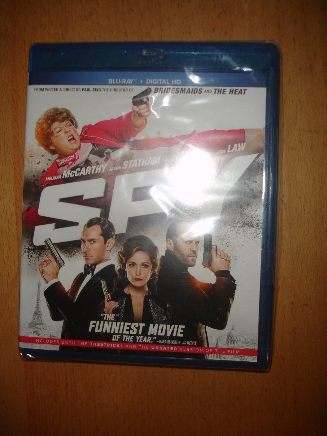 Spy (Blu-ray Disc, 2015) No Digital Copy