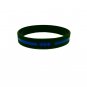 Thin Blue Line Silicone Superhero Bracelets