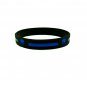 Thin Blue Line Silicone Superhero Bracelets