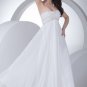 Gorgeous Garden Empire Backless Beading Bridal Gown