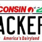 Nfl Packers Vanity License Plate Tag Green Bay  6"x 12"  Metal Auto Rodgers New