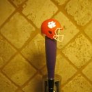Clemson Tigers BEER TAP HANDLE KEGERATOR Purple Football Helmet Bar Sport NCAA