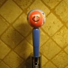 MLB Minnesota Twins KEGERATOR BEER TAP HANDLE Baseball Bar Sport Brew Metrodome