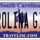NCAA Carolina Girl Vanity License Plate Tag 6"x 12" Sports Tech  Metal Auto New