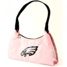 NFL Embroidered Logo Purse / Shoulder Bag / Handbag - Philadelphia Eagles Pink
