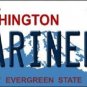 Mlb Mariners Vanity License Plate Tag Seattle 6"x 12"  Metal Auto Kingdome New