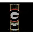 Georgia Bulldogs 2.5 Oz Cordial Shot Glass Team  Barware Color Logo NCAA