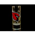NFL Cardinals 2.5 Oz Cordial Shot Glass Team Arizona Barware Color  Logo