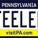 Nfl Pittsurgh Steelers Vanity License Plate Tag Pittsburgh 6"x 12"  Metal Auto