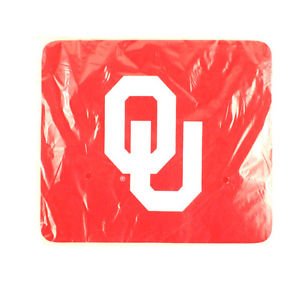 NCAA Oklahoma Sooners Computer Mouse Pad Neoprene College Sports Logo  Dorm Red