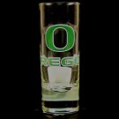 Oregon Ducks 2.5 Oz Cordial Shot Glass Team  Barware Color Logo NCAA