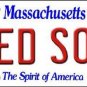 Mlb Red Sox Vanity License Plate Tag Boston 6"x 12"  Metal Auto Fenway Park New
