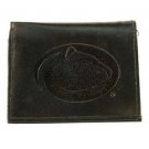 Penn State Nittany Lions Wallet Black Tri-Fold Leather  Brand Team NCAA Big Ten