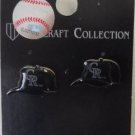 Colorado Rockies EARRING~ MLB Pair Studded Baseball Cap Helmet Earrings~ New!