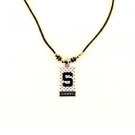 NCAA Michigan State Spartan  Necklace Diamond Plate Tailgate Jewelry Logo Green