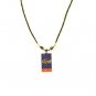 NCAA Gators Necklace Diamond Plate Tailgate Florida Jewelry  UF Logo Orange