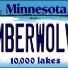 NBA Timberwolves Vanity License Plate Tag Miami 6"x 12" Metal Auto  New USA