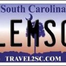 NCAA Clemson Vanity License Plate Tag 6"x12"  Tigers College Team Metal Auto