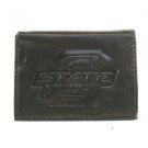Oklahoma State Cowboys Wallet Black Tri-Fold Leather  Brand Team NCAA Men