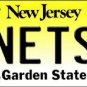 NBA Nets Vanity License Plate Tag New Jersey 6"x 12" Metal Auto NJ