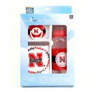 Nebraska Cornhusker NCAA (Baby Fanatic) Infant  Set Bottle Bib Pacifier BPA Free