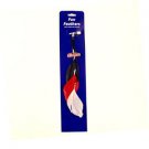 Ole Miss Rebels Official NCAA  Feather Hair Clip by Little Earth Team Logo Red