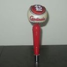 MLB St Louis Cardinals KEGERATOR BEER TAP HANDLE Baseball Bar Busch Holiday Brew
