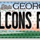 Falcons Fan Vanity License Plate Tag Atlanta 6"x 12" Metal NFL Auto Truck Ryan