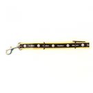 NFL Pittsburgh Steelers 50" Inch Length Pet Dog Leash Black Super Bowl Team Logo