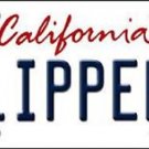NBA Clippers Vanity License Plate Tag Los Angeles 6"x 12" Metal Auto Paul Cali