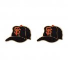 San Francisco Giants~ MLB Pair Studded Baseball Cap Helmet Earrings~Post  New!