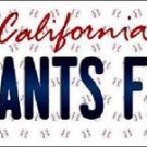 Mlb Giants Fan Vanity License Plate Tag  6"x 12" Metal Auto San Francisco Possey