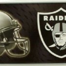 Oakland Raiders Metal License Plate Tag State 12 " x 6" NFL Truck Auto Carr