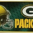 Green Bay Packers Metal License Plate Tag State 12 " x 6" NFL Truck Auto Rodgers