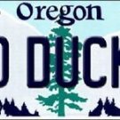 NCAA Go Ducks Vanity License Plate Tag  Vintage OregonTeam Metal Auto
