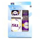LSU Tigers NCAA (Baby Fanatic) Infant  Set Bottle Bib Pacifier BPA Free Newborn