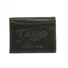 MLB Royals Team Black Tri-Fold Leather Wallet Brand New Kansas City Logo