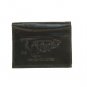 MLB Royals Team Black Tri-Fold Leather Wallet Brand New Kansas City Logo