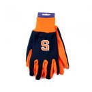 NCAA Syracuse Orangemen Sport Garden Utility Grip Gloves  Team Color  Logo ACC