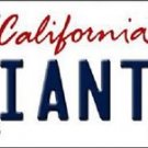 Mlb Giants Vanity License Plate Tag San Francisco 6"x 12"  Metal Auto Cali