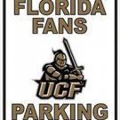 CENTRAL FLORIDA FANS UCF PARKING ONLY EMBOSSED SIGN 12X18 MAN CAVE COLLEGE NCAA