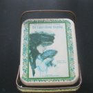 Vintage Chien Co Tin Ladies Home Journal Can Handles Cannister Green
