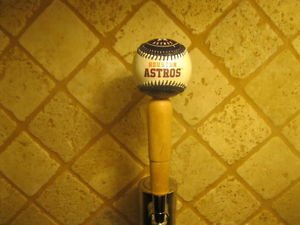 MLB Astros  KEGERATOR BEER TAP HANDLE Baseball Bar Houston Brew