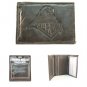 Purdue Boilermakers  Black Tri-Fold Leather Wallet Brand Team New NCAA Big Ten